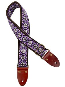 Gitaarband, Jacquardweefsel,paars/roze