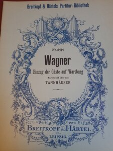 Wagner Einzug der Gaste auf Wartburg
