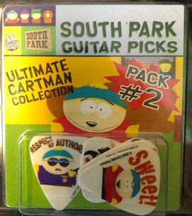 South Park gitaar plectra 2 South Park gitaar plectra 2