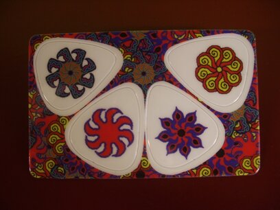 Plectrumkaart Pin Wheels Plectrumkaart Pin Wheels