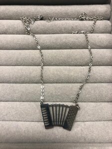 Ketting accordeon zilverkleurig