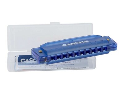blues mondharmonica blauw in C