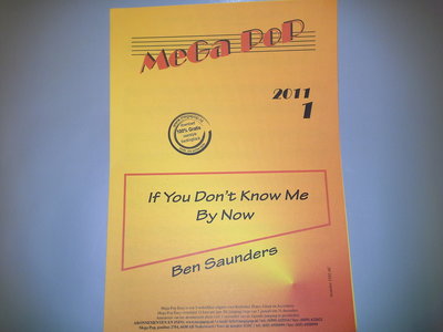 If you don't know me by now, Ben Saunders