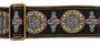 Gitaarband, Jacquardweefsel,zwart/rood_8