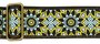 Gitaarband, Jacquardweefsel, geel/blauw_8