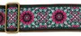 Gitaarband, Jacquardweefsel,roze/groen_8