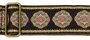 Gitaarband, Jacquardweefsel,geel/groen_8