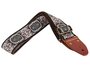 Gitaarband, Jacquardweefsel, zalm/blauw_8