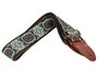 Gitaarband, Jacquardweefsel, geel/blauw_8