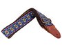 Gitaarband, Jacquardweefsel, blauw/roze_8